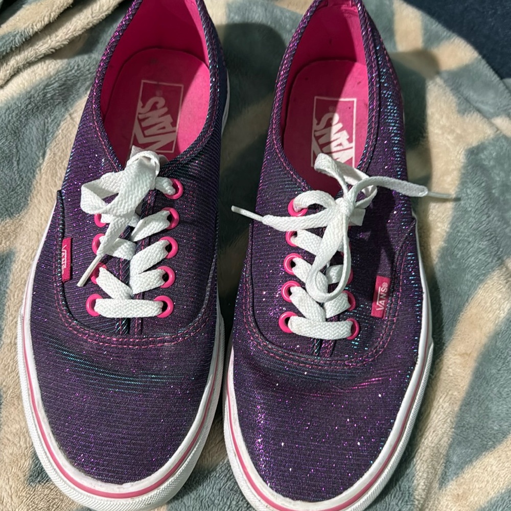 Iridescent Vans off the wall